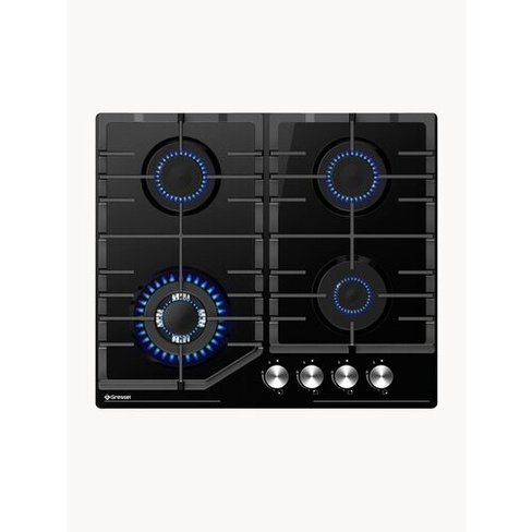 Газовая варочная панель Gressel U60H41S011 60 см, закаленное стекло, WOK-конфорка, электроподжиг, газ-контроль в Москве. Цена товара 15 304 ₽, в наличии - BLIZKO