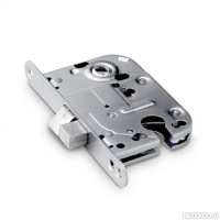 Замок врезной цилиндровый для финских дверей Apecs 6000-CR, хром глянцевый