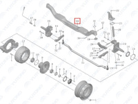 Балка передней оси YUTONG (3001-00224)