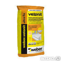 Weber vetonit ultra fix плиточный клей 25 кг 48