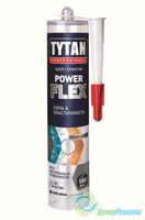 Клей монтажный Tytan POWER FLEX, 290мл прозрачный