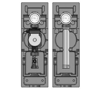 Насосная группа V-UK 1 1/4" с насосом Grundfos UPS 32-60 Meibes