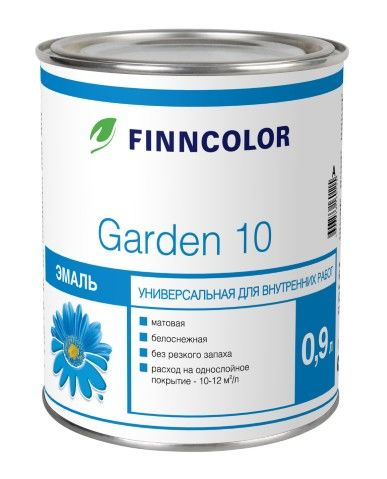 ЭМАЛЬ FINNCOLOR Garden 10 (А) 2.7Л мат