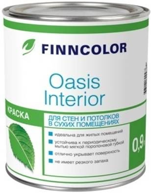 КРАСКА FINNCOLOR Oasis INTERIOR PLUS (А) 0.9Л