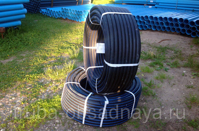 Труба ПЭ100 SDR17 PN10 63х3,8 мм питьевая от компании Труба-Обсадная ...