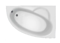 Акриловая ванна асимметричная "Шри-Ланка" 150х100 правосторонняя белая