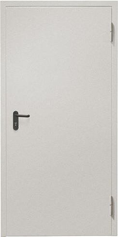 Металлическая противопожарная дверь ДП-1-60 (EI60) RAL 7035, 2050/950