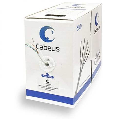 Многожильный кабель Cabeus UTP-4P-Cat.5e-PATCH-GY