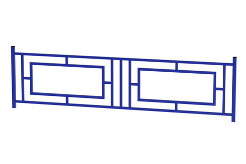 Ограждение 500х2000 тип 11 синее 2000х30х500