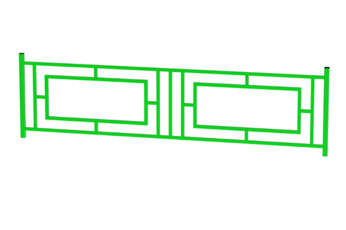 Ограждение 500х2000 тип 11 зеленое 2000х30х500