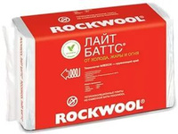 Каменная вата Rockwool Лайт Баттс 1000х600х100 мм, 3 м2, 0,3 м3