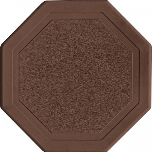 Тротуарная плитка Шестигранник 235х285х40 коричневая