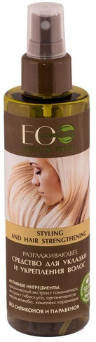 Средство для укладки и укрепления волос "Разглаживающее", 200 мл, EoLaboratorie EO Laboratorie