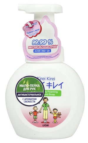 Мыло-пенка антибактериальная для рук Воздушное мыло, 250 мл, LION Thailand