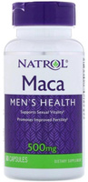 Экстракт маки для мужского здоровья, 500 мг, 60 капсул, Natrol
