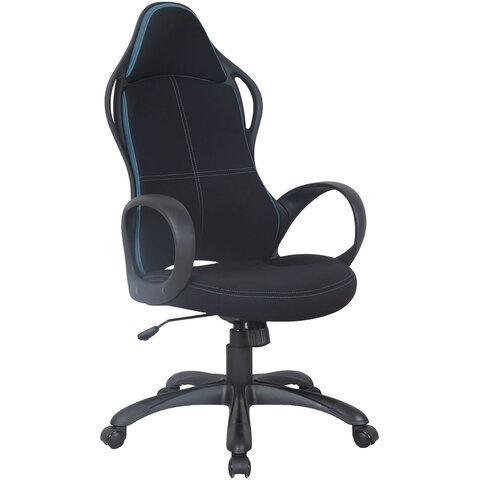 Кресло офисное BRABIX PREMIUM Force EX-516 ткань черное/вставки синие 531572
