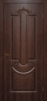Дверь межкомнатная ПВХ-пленка К-4, глухая, Коньяк