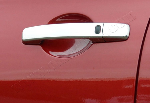 Накладки на ручки 2 сенсора Omsa (2 шт, сталь) Nissan Pathfinder 2004-2014