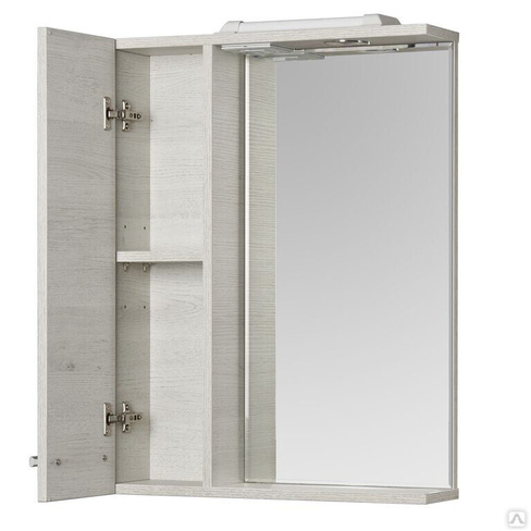 Зеркальный шкаф Aquaton Ронда PRO 55 см дуб соммерсет 1A208602RSC2L
