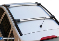 Поперечины Elegance Silver Omsa 2 шт, алюминий VW Caddy 2004-2015