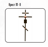 Крест надгробный М-8, 70х200 см