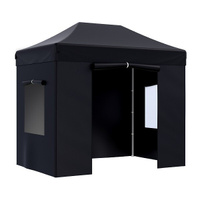 Тент-шатер быстросборный Helex 4322 3x2х3м полиэстер черный