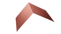 Конёк 200x200 3009 красный оксид полимерное покрытие