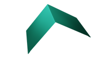 Конёк 200x200 6005 зелёный мох полимерное покрытие