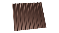 Профнастил МП-20 8017 шоколадно-коричневый 0,35 полимерное покрытие
