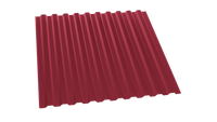 Профнастил С-21 ГОСТ 3005 винно-красный 0,5 стальной бархат