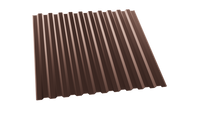 Профнастил С-21 ГОСТ 8017 шоколадно-коричневый 0,4 полимерное покрытие