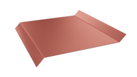 Отлив 3009 красный оксид 25x150x25x15 полимерное покрытие