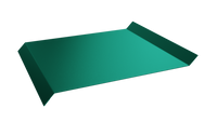 Отлив оконный 6005 зелёный мох 25x200x25x15 текстурированный полимер