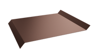 Отлив оконный 8017 шоколадно-коричневый 25x200x25x15 текстурированный полим