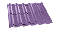 Металлочерепица Даймонд 4005 сине-сиреневый 0,45 полимерное покрытие