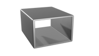 Труба пропрофильная оцинкованная 60x40 2,2 метра 1,5