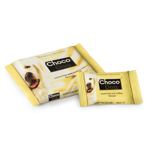 Шоколад белый для собак CHOCO DOG 15г