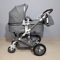 Детская коляска 3 в 1 Luxmom 518 цвет серый