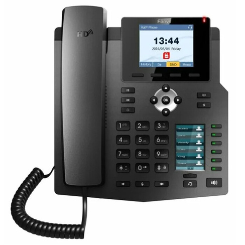 Телефон VoIP SIP Fanvil X4G, черный