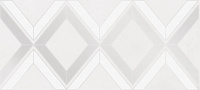 Керамическая плитка Cersanit Alrami Вставка серая ромбы 15915 20х44