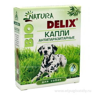 Delix Деликс капли для собак антипаразитарные