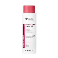 Aravia Professional - Шампунь с кератином для защиты структуры и цвета поврежденных и окрашенных волос Keratin Repair Sh