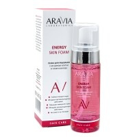 Aravia Laboratories - Пенка для умывания с муцином улитки и гинкго билоба Energy Skin Foam, 150 мл