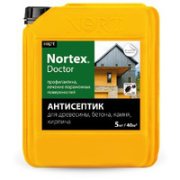 Nortex Doctor 5кг, Нортекс Доктор для дерева, бетона пропитка - антисептик для здоровой поверхности, строительный антисе