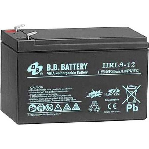Аккумуляторная батарея для ИБП BB HRL 9-12 12В, 9Ач