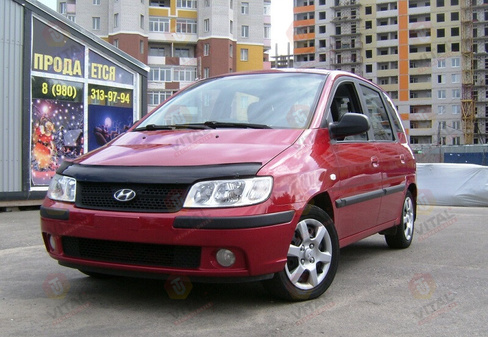 Дефлектор капота VIP (пластик) Hyundai Matrix 2001-2008