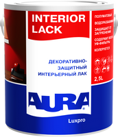 Лак для дерева Aura Luxpro Interior Lack полуматовый 2,5л