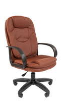 Офисное кресло Стандарт СТ-68 экокожа коричн.