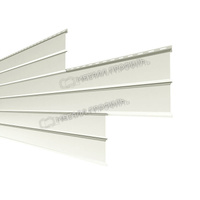 Сайдинг металлический L -Бруc ХL Полиэстр 0.45мм - RALL 9002 Серо-белый (За