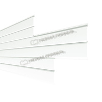 Сайдинг металлический L -Бруc ХL Полиэстр 0.45мм - RALL 9003 Белый (Заказ)